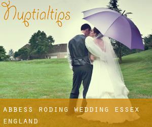 Abbess Roding wedding (Essex, England)