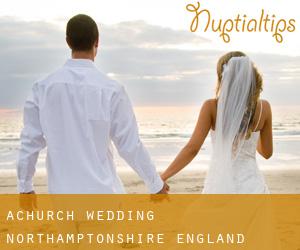 Achurch wedding (Northamptonshire, England)