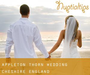 Appleton Thorn wedding (Cheshire, England)