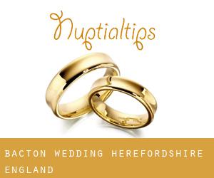 Bacton wedding (Herefordshire, England)