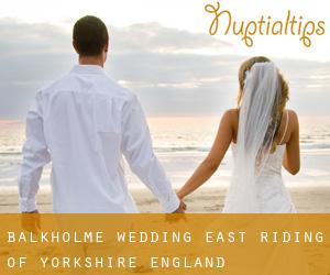 Balkholme wedding (East Riding of Yorkshire, England)