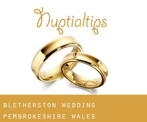Bletherston wedding (Pembrokeshire, Wales)