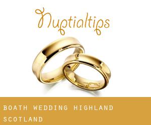 Boath wedding (Highland, Scotland)