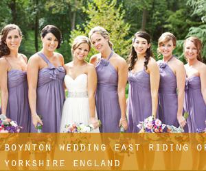 Boynton wedding (East Riding of Yorkshire, England)