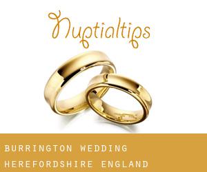 Burrington wedding (Herefordshire, England)
