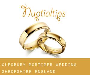 Cleobury Mortimer wedding (Shropshire, England)