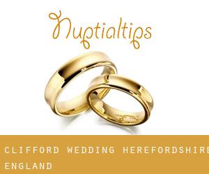Clifford wedding (Herefordshire, England)