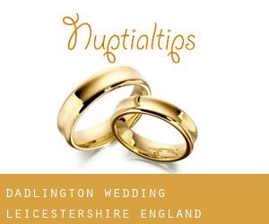 Dadlington wedding (Leicestershire, England)