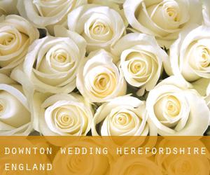Downton wedding (Herefordshire, England)