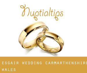 Esgair wedding (Carmarthenshire, Wales)