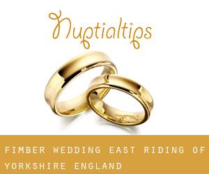 Fimber wedding (East Riding of Yorkshire, England)