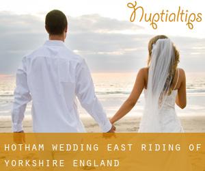 Hotham wedding (East Riding of Yorkshire, England)