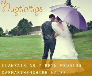 Llanfair-ar-y-bryn wedding (Carmarthenshire, Wales)