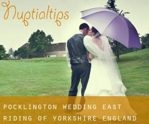 Pocklington wedding (East Riding of Yorkshire, England)