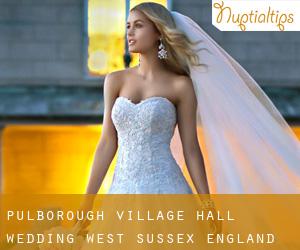 Pulborough village hall wedding (West Sussex, England)